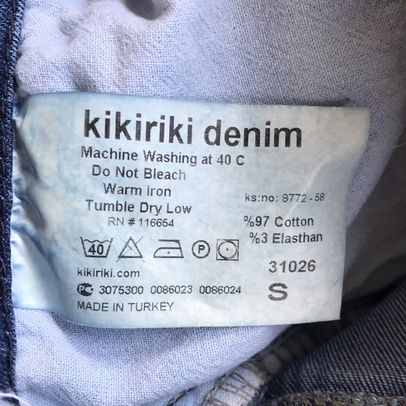 Kikirki Distressed Bell Bottom Boho Denim Cropped Jeans - Picture 12 of 12